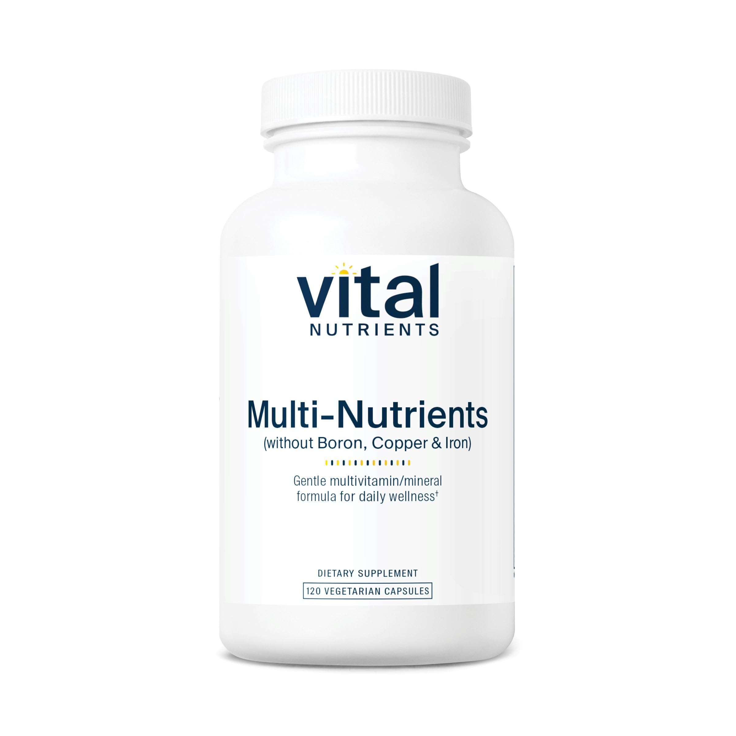 Vital Nutrients Multi-Nutrients 5 Ultra Antioxidant Formula – Vegetarian Daily Multivitamin (120 Capsules)