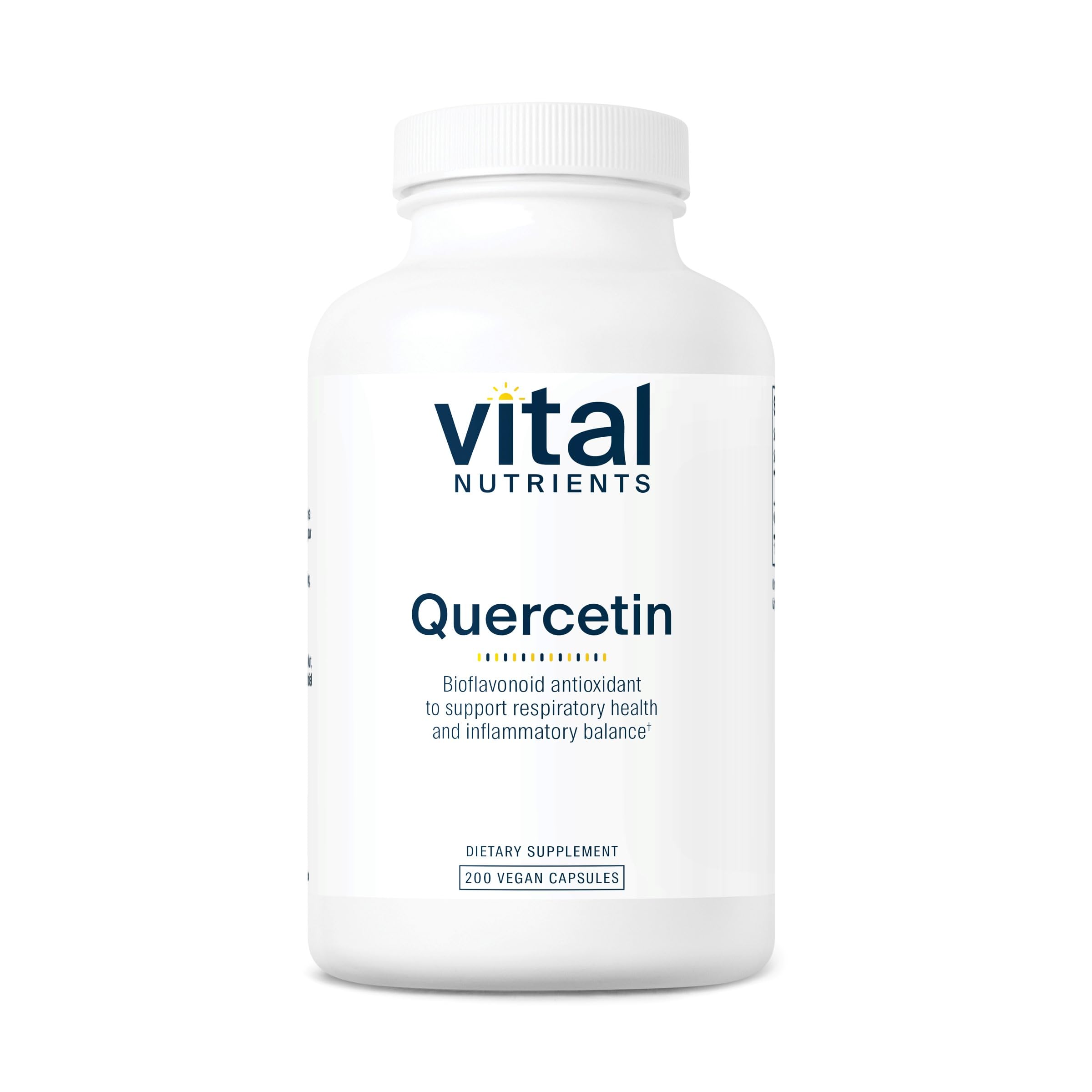 Vital Nutrients Quercetin | 500mg Vegan Quercetin Supplement – 200 Capsules