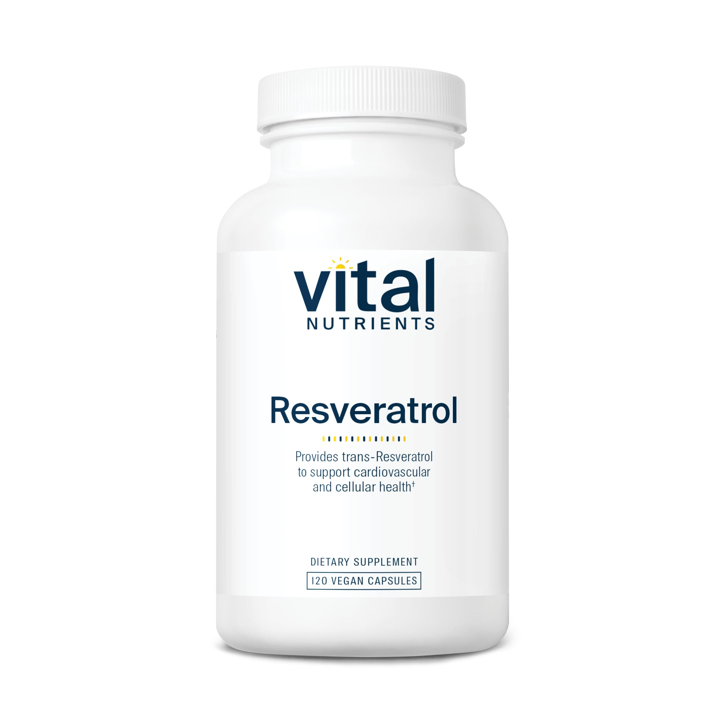 Vital Nutrients Resveratrol | Ultra High Potency Trans-Resveratrol 250 mg | Vegan, Non-GMO | 120 Capsules