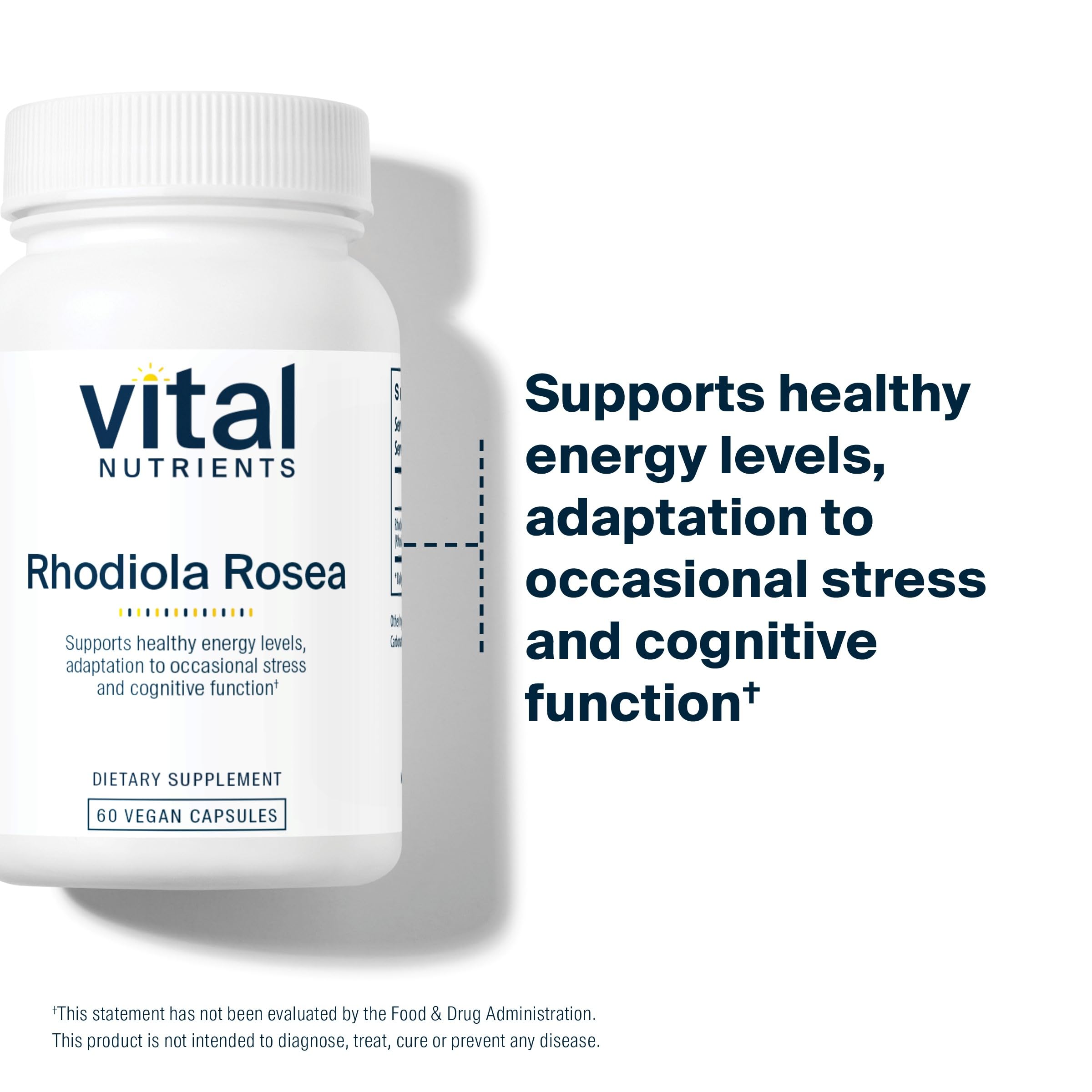 Vital Nutrients Rhodiola Rosea | Energy & Stress Support