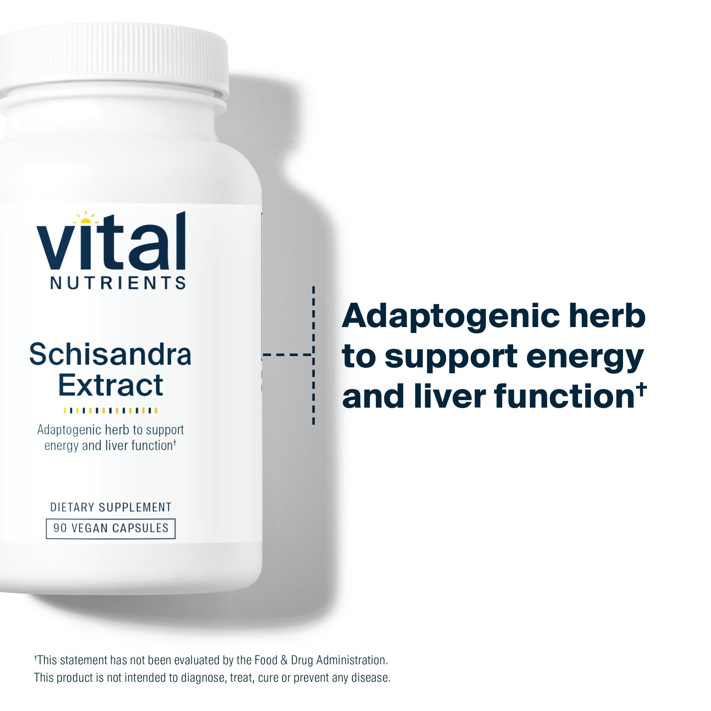 Vital Nutrients Schisandra Extract - Liver, Immune & Energy Support (1000 mg)