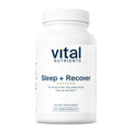 Vital Nutrients Sleep + Recover – Vegan Sleep Support with Melatonin, Ashwagandha & L-Theanine – 90 Capsules