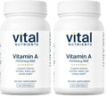 Vital Nutrients Vitamin A 7500mcg RAE – Immune, Vision & Skin Support | Non-GMO | Pack of 2