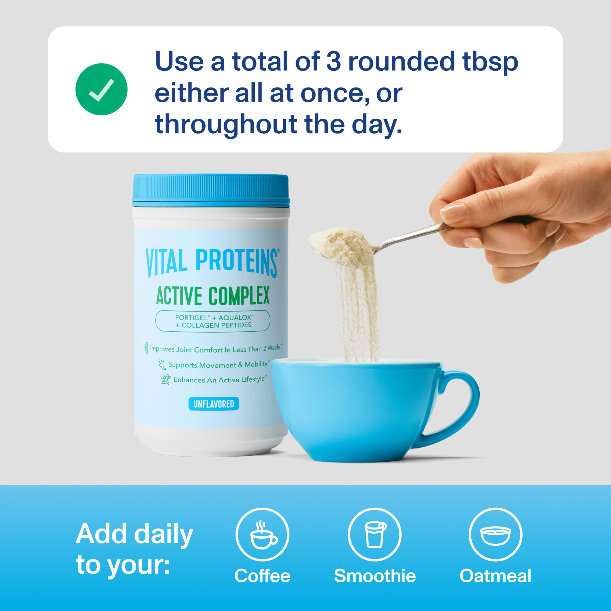 Vital Proteins Active Complex – 20g Collagen for Joint Health
