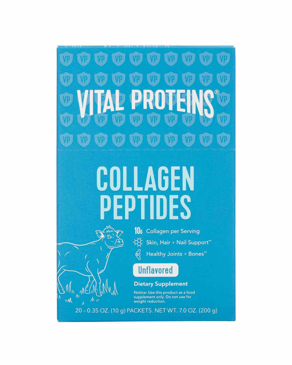 Vital Proteins Collagen Peptides 20 Ct Box, 0.35 Oz – Grass-Fed Collagen for Hair, Skin, Nails