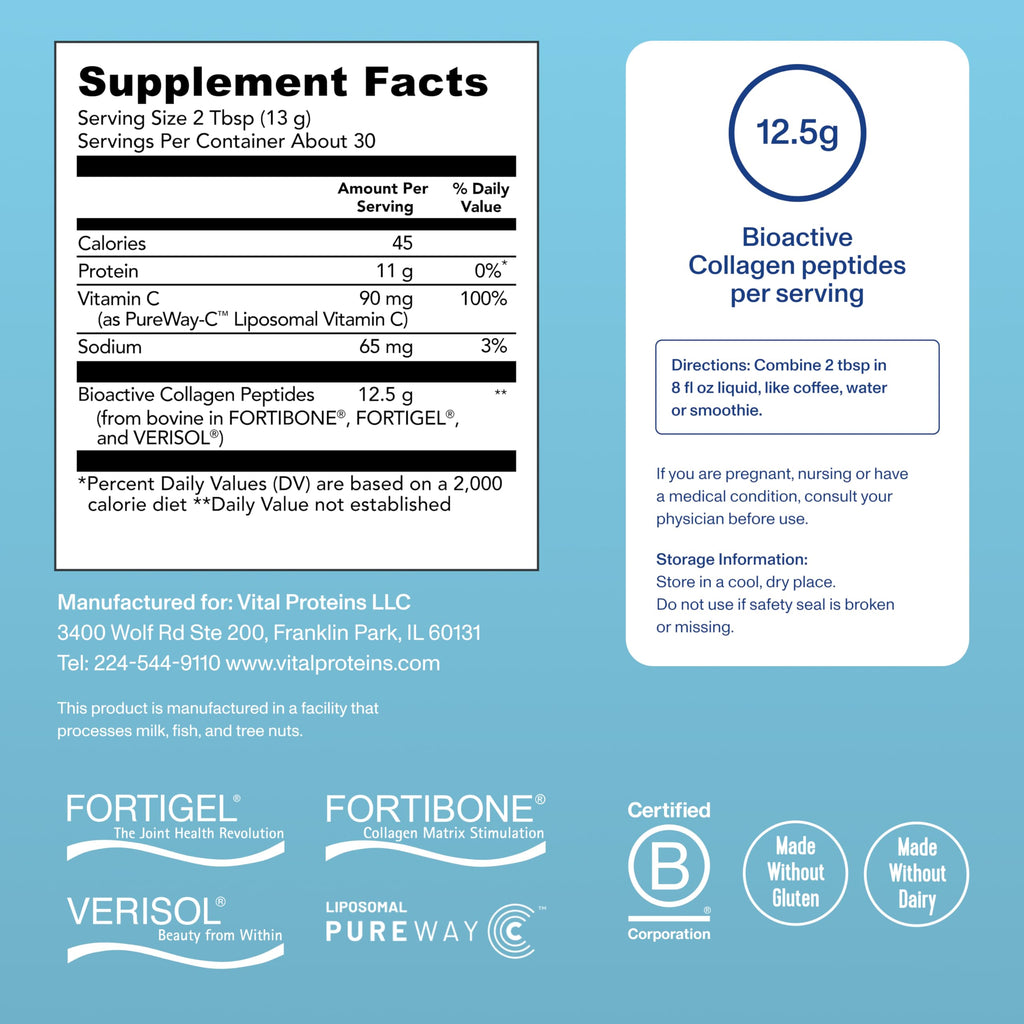 Vital Proteins Professional Daily Foundational Support – 12g Bioactive Collagen Peptides
