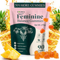 Vital Source Premium Feminine Balance Gummies - Vaginal Probiotic, pH & Immune Support, Pineapple
