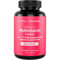 Vital Vitamins Women's Multivitamin Complex – Multi-Collagen, Hyaluronic Acid & MSM
