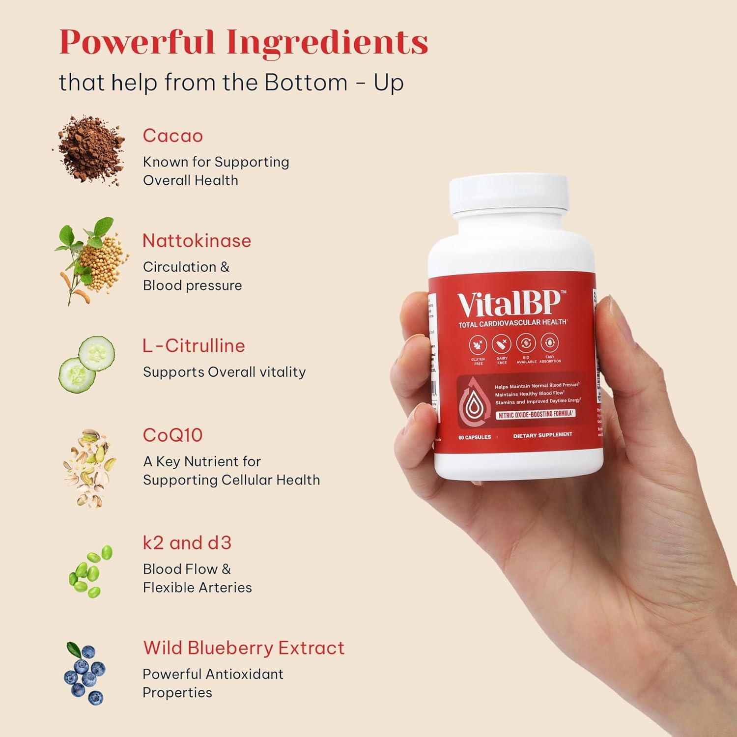VitalBP 4 Pack – Supports Normal Blood Pressure & Circulation