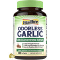 Vitalibre Odorless Garlic – 3,000mg per Serving, 180 Softgels | Non-GMO, Gluten-Free