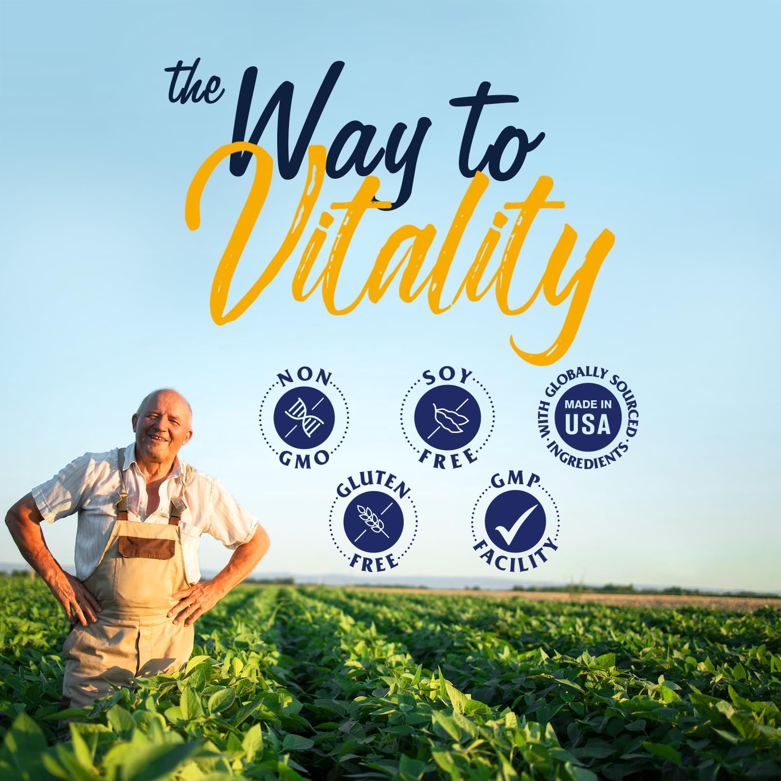 Vitalitown NMN NAD 1100mg with Resveratrol & NR – Anti-Aging Cellular Energy (60 Vegan Capsules)