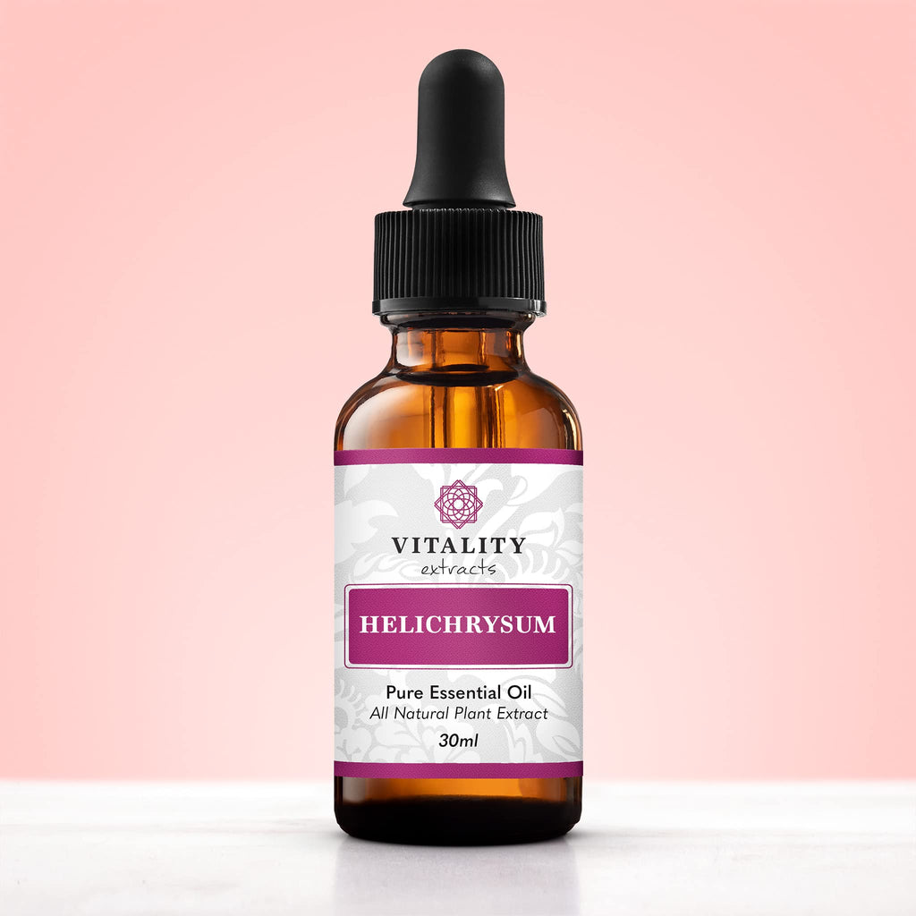 Vitality Extracts Helichrysum Essential Oil 30ml | Skin Care, Aromatherapy & Stress Relief