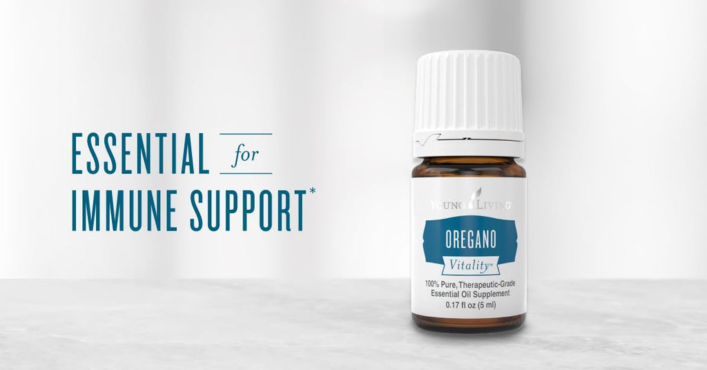 Vitality Oregano Essential Oil 5 ml by Young Living – Immune Support, Digestive Wellness, Pack of 2