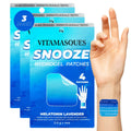 Vitamasques Snooze Sleep Patches 3-Pack – Lavender, Melatonin, GABA & Valerian Root | Korean Skincare