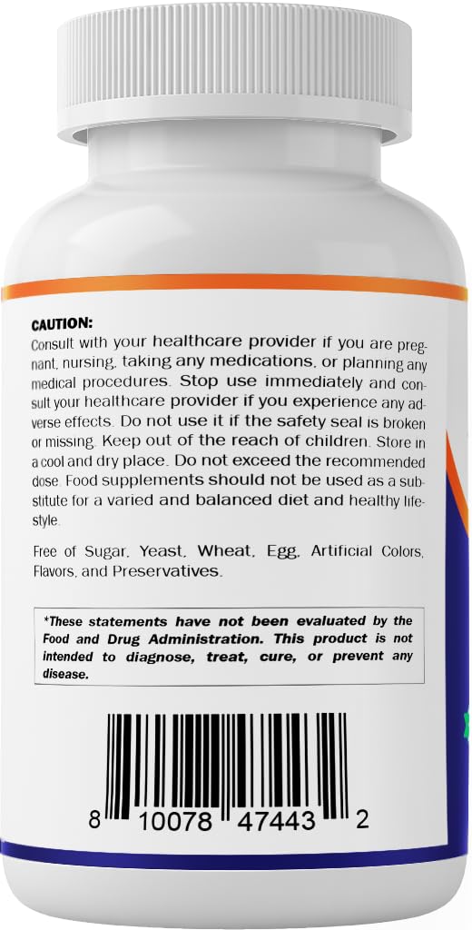 Vitamatic ALA 600mg – 240 Veg Capsules (Pack of 2) | Non-GMO & Gluten Free