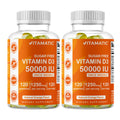 Vitamatic Sugar Free Vitamin D3 50,000 IU Weekly Gummies - 2 Pack
