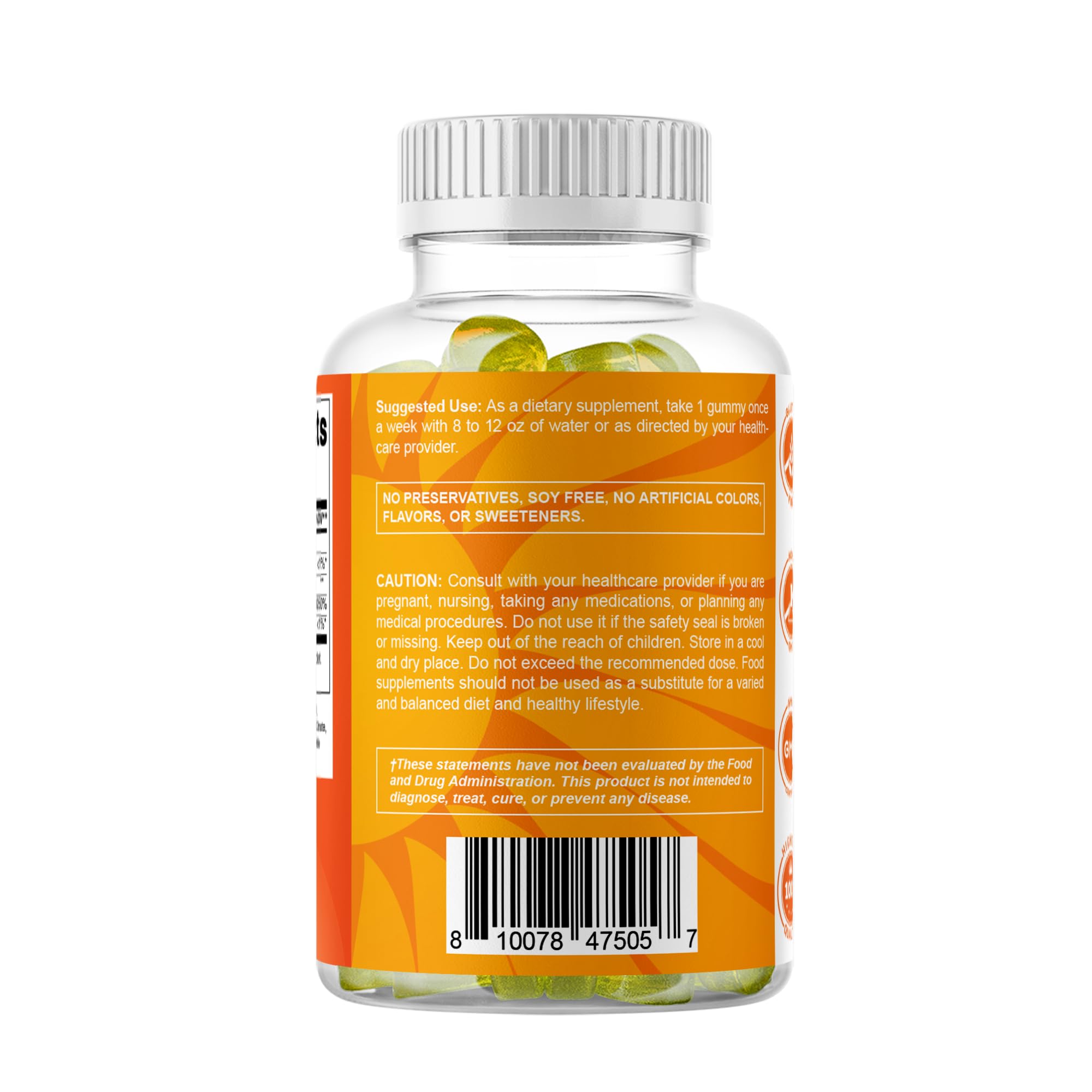 Vitamatic Sugar Free Vitamin D3 50,000 IU Weekly Gummies - 2 Pack