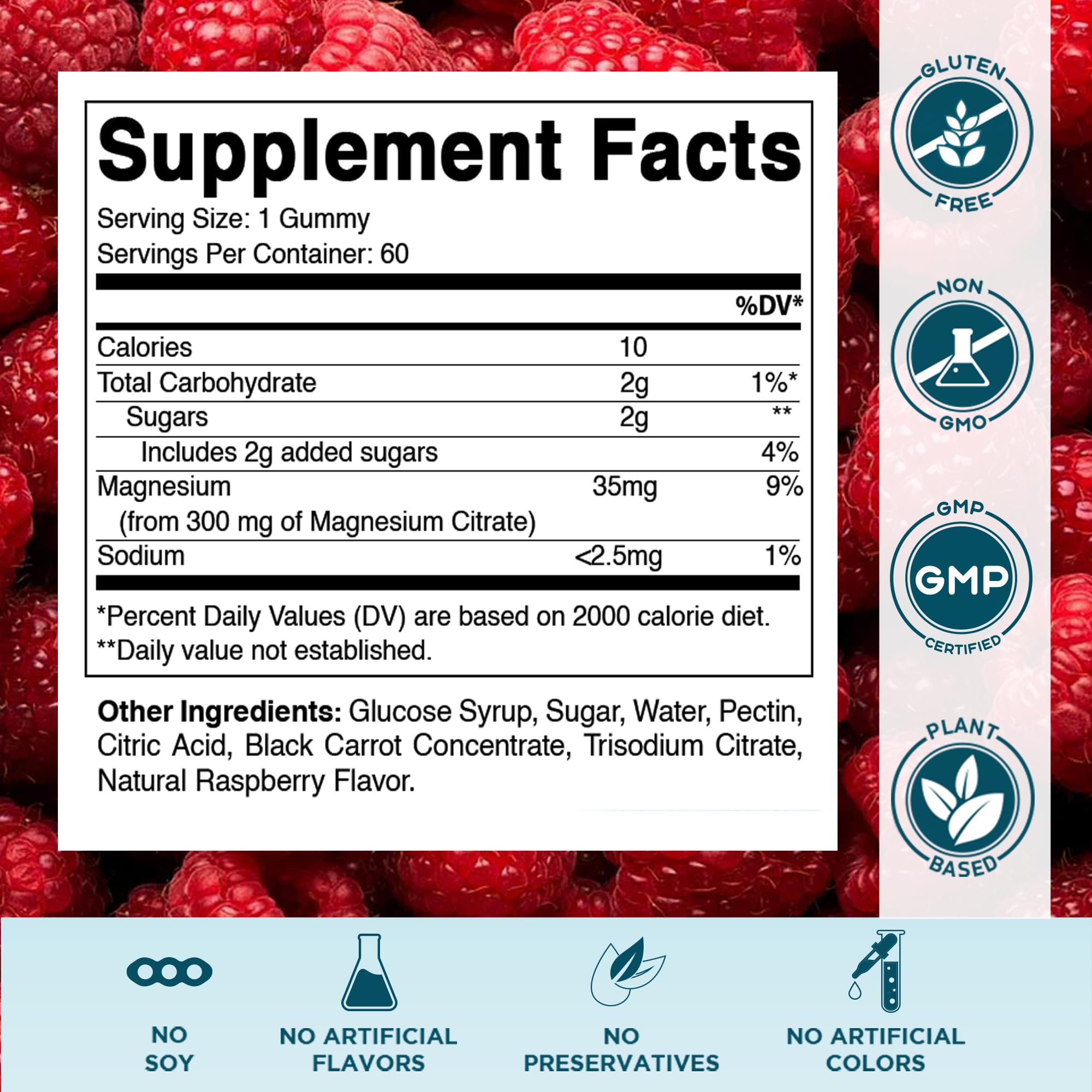 Vitamatic Kids Magnesium Calm Gummies - 60 Vegan Count (Pack of 2) | Great Tasting Support for Healthy Muscles, Bones & Energy