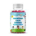 Vitamatic Kids Magnesium Calm Gummies - 60-Count Vegan, Raspberry Flavor | Muscle, Bone & Energy Support