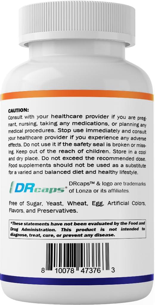Vitamatic Lactobacillus Salivarius 2 Billion per DR Capsule - 60 Count - Digestive Support - Made with Prebiotic Inulin Fiber (3 Bottles)