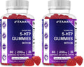 Vitamatic Sugar Free 5-HTP Gummies with B6 - 60 Gummies per Pack (Pack of 2)