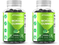 Vitamatic Sugar Free Moringa Gummies – 10,000 mg Equivalent per Serving (50:1 Extract) – 60 Vegan Gummies (Pack of 2)
