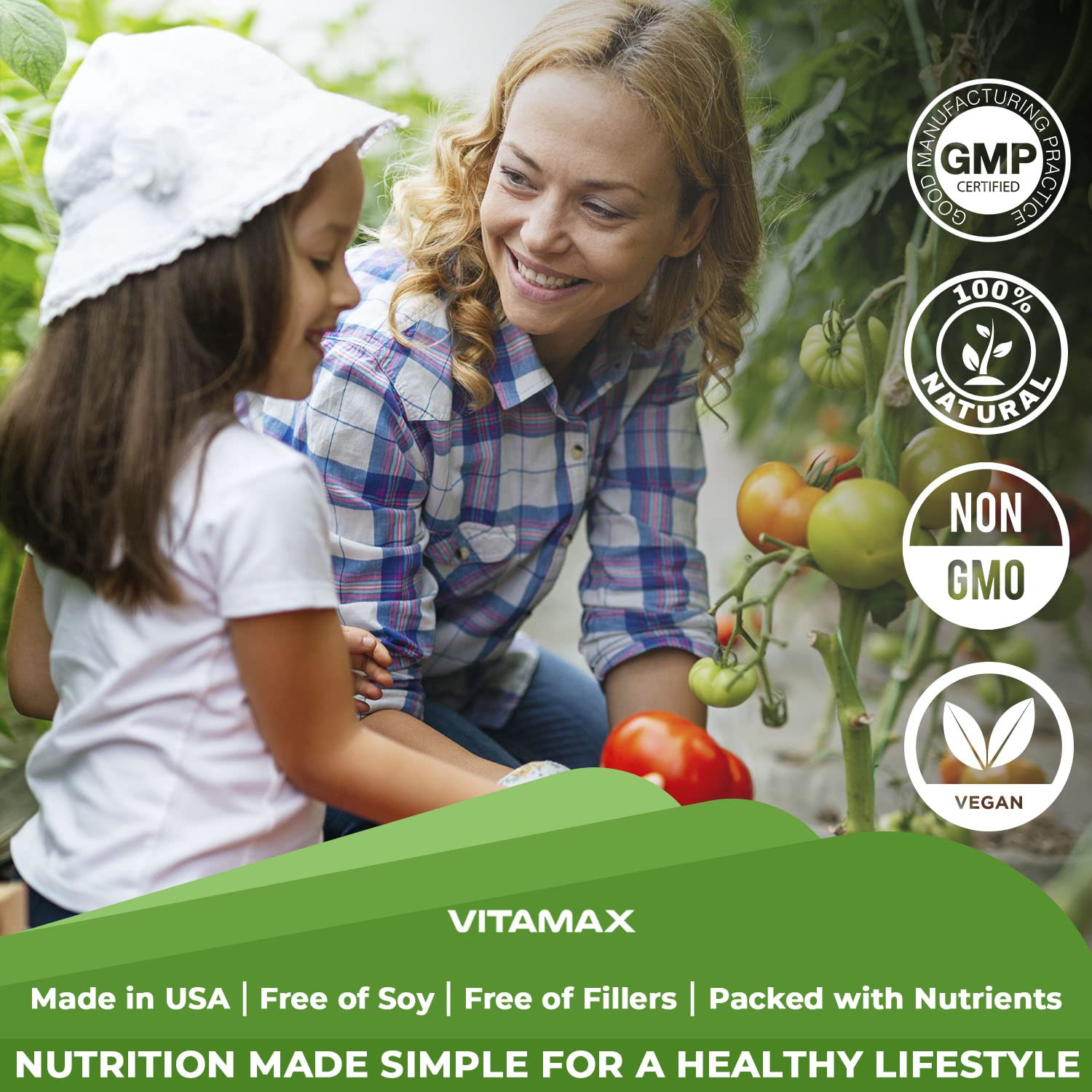 Vitamax Super Fruit & Vegetable Supplements – 90 Veggie & 90 Fruit Capsules – Made in USA
