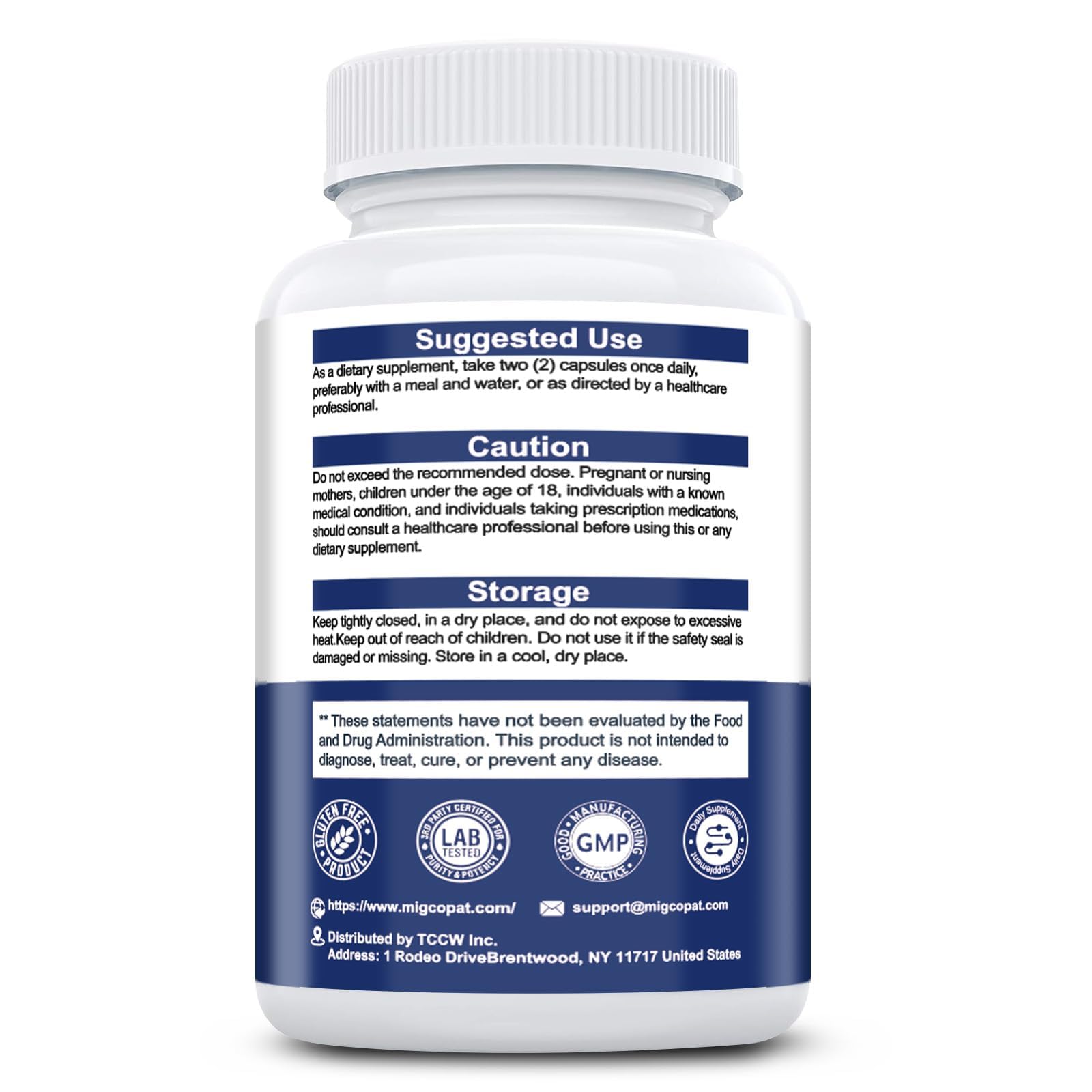 Brain Supplements for Memory & Focus – Nootropic with Bacopa Monnieri, Lion's Mane, Alpha GPC & Ginkgo (120 Caps)