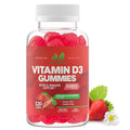 Vitamin D3 Gummies 5000IU/10000IU for Adults & Kids – Immune Support, Bones & Teeth | Gluten-Free & Non-GMO | Strawberry Flavor