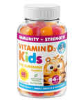 Vitamin D3 Gummies 2000 IU for Kids & Adults | High-Absorption Vegetarian D3 (60 Count)