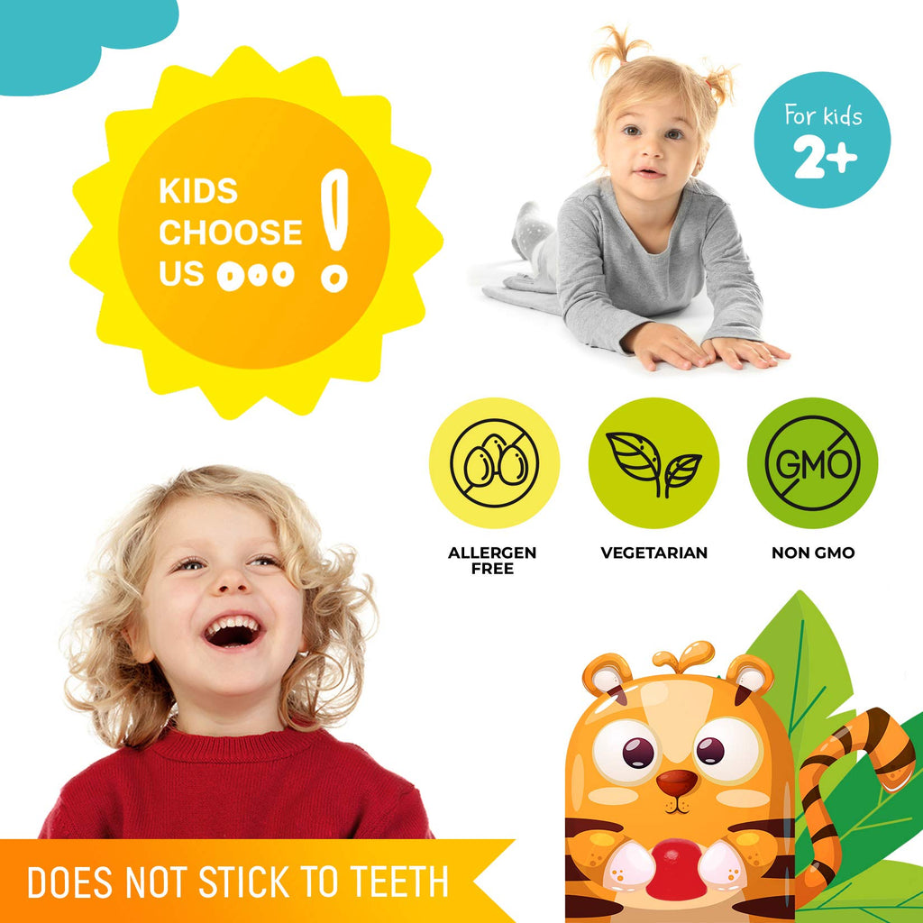 Vitamin D3 Gummies 2000 IU for Kids & Adults | High-Absorption Vegetarian D3 (60 Count)