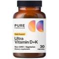 Vitamin D3 K2 5000 IU - Immune, Bone & Heart Support | Soy-Free, Non-GMO (30 Veg Capsules)