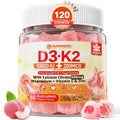 LILICARE Vitamin D3 K2 Filled Gummies – Vegan, Ultra-Strength D3/K2 with Calcium & Magnesium, Pack of 2