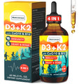 Vitamin D3 K2 MK-7 4000 IU Liquid Drops – CoQ10 & B12 for Bone Health