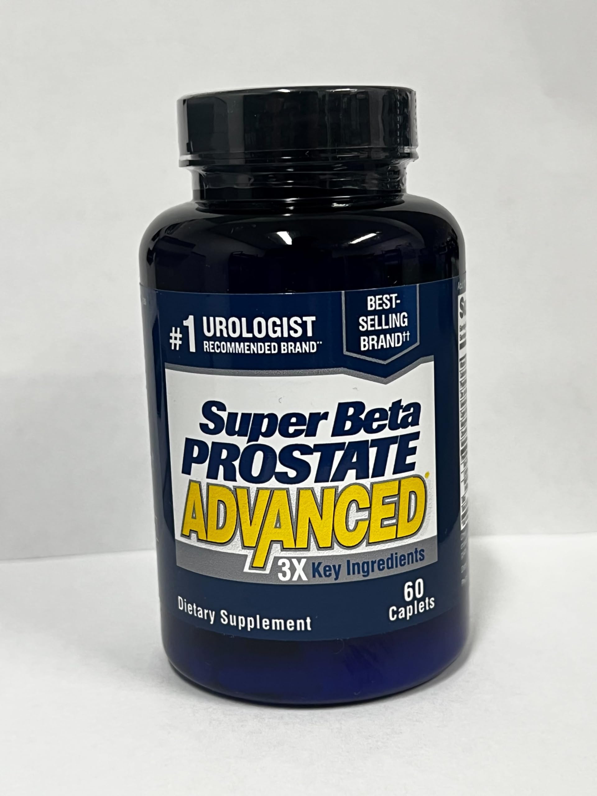 Super Beta Prostate Advanced Prostate Supplement for Men – Beta Sitosterol (Not Saw Palmetto) – 60 Caplets