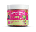 Vitamin Friends Vegan Kids Multivitamin & Iron Gummies – Strawberry Jam (60 Day Supply)
