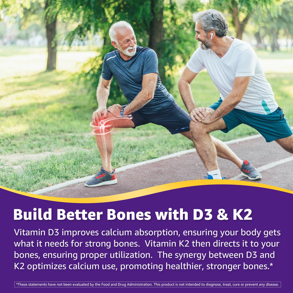 Vitamin K Complex Gummies with D3 (K2 MK7/MK4, K1) – 60 Gummies | Bone Support