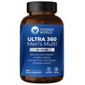 Vitamin World Ultra 360 Men 50+ Multivitamin – 180 Caplets | Prostate Support & Healthy Aging