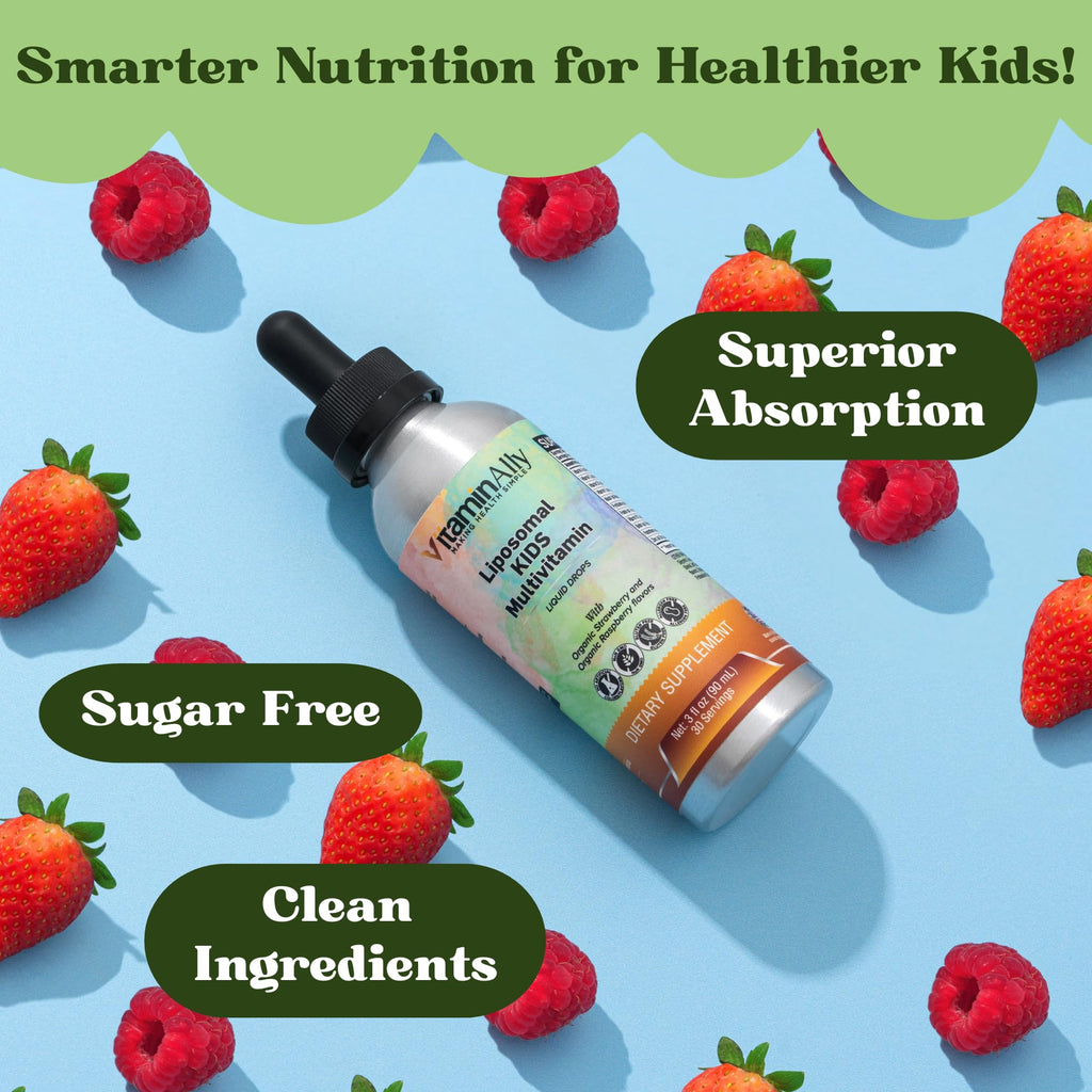 Vitaminally Liposomal Kids Multivitamin – Non-GMO, Sugar Free