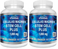 VITAMISAN Celulas Madres 60 Capsules 1000 mg AFA Blue-Green Algae Stem Cell - Pack of 2