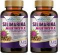 VITAMISAN Milk Thistle Silimarina Detox Formula with Dandelion, Fennel & Artichoke – 240 Capsules (Pack of 2)