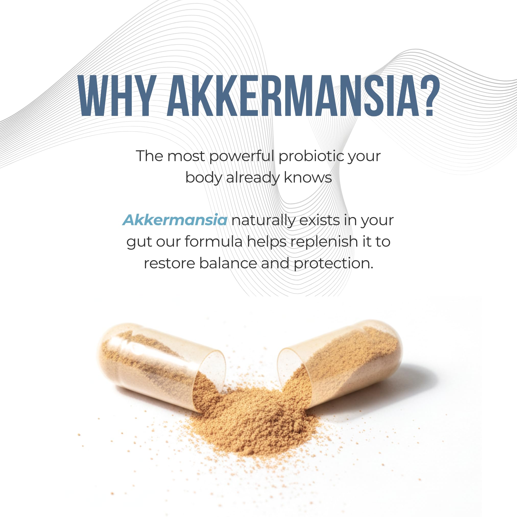 Vitamo Akkermansia Muciniphila Probiotic – 100 Million AFU, GLP-1 Activator | Metabolic & Digestive Health | Made in USA