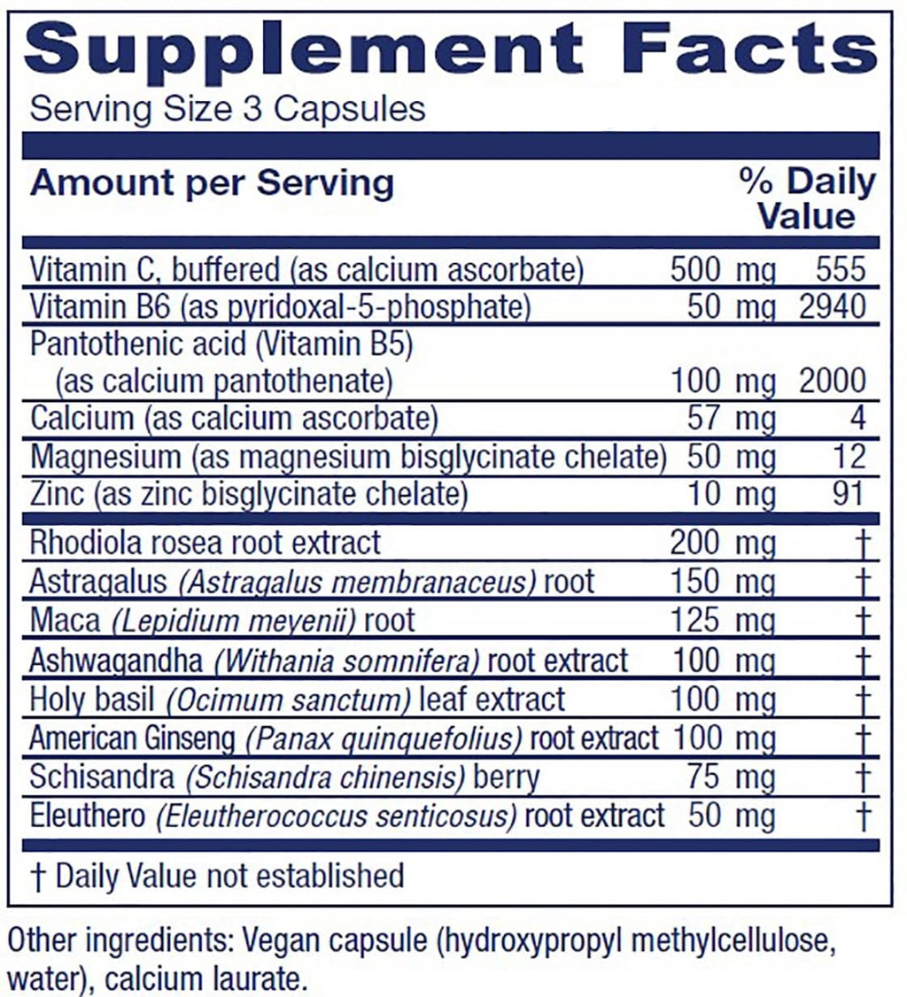 Vitanica Adrenal Assist — Vegan Adrenal Support (180 Count)