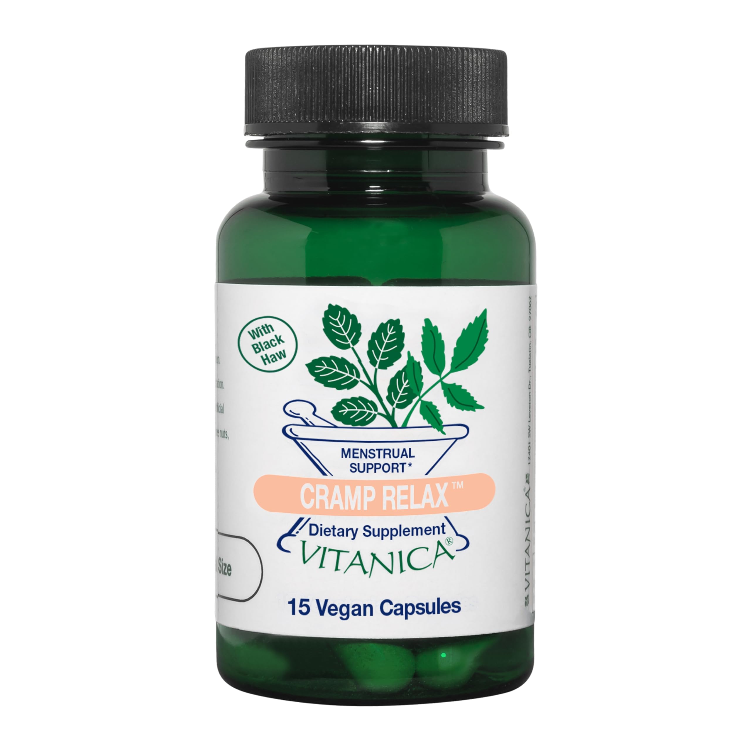 Vitanica Cramp Relax – Vegan Menstrual Support, 15 Capsules