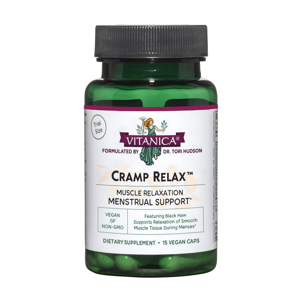 Vitanica Cramp Relax – Vegan Menstrual Support, 15 Capsules