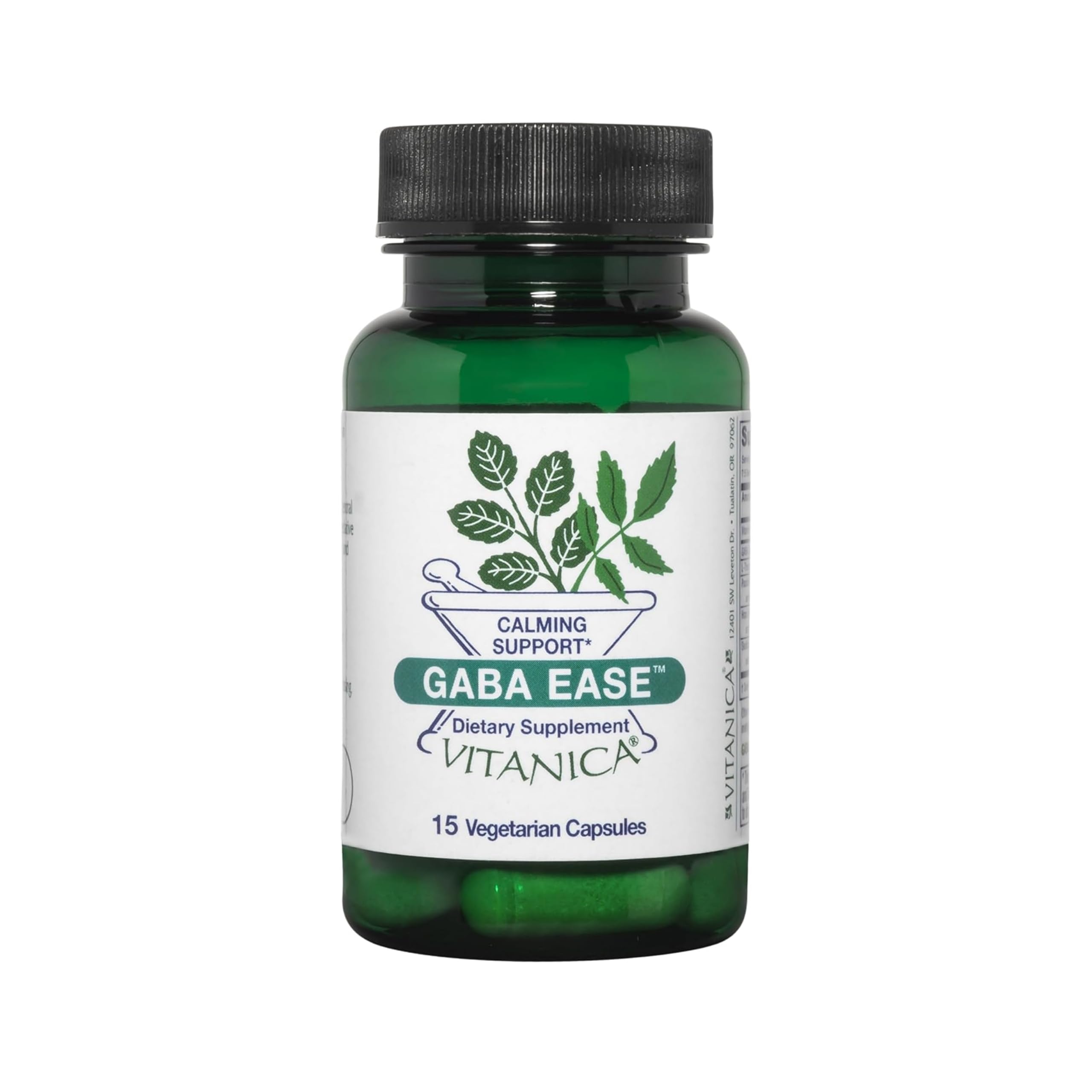 Vitanica GABA Ease – Calm & Relaxation Supplement with GABA & L-Theanine