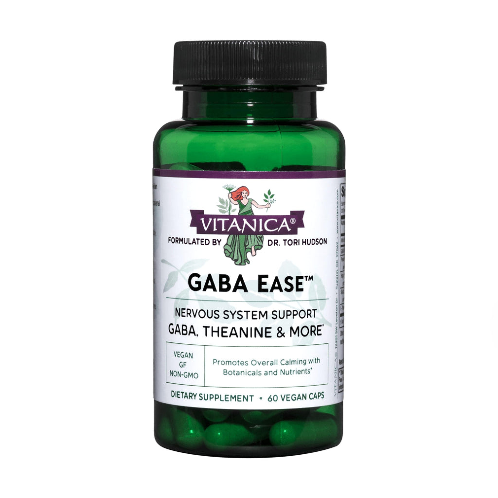 Vitanica GABA Ease – Calming Support, Vegan, 60 Capsules