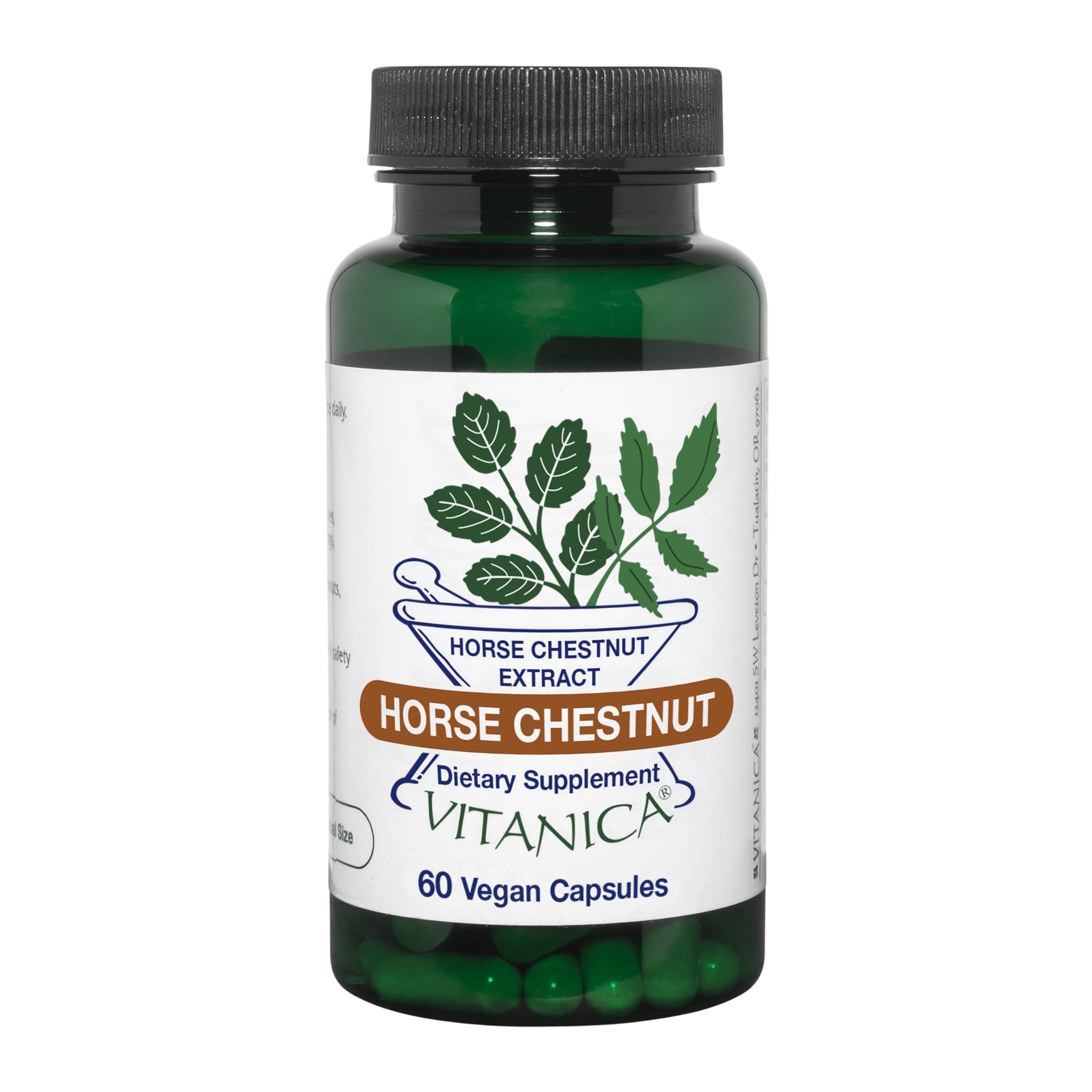 Vitanica Horse Chestnut 60 Capsules – Vein & Circulation Support (Vegan)