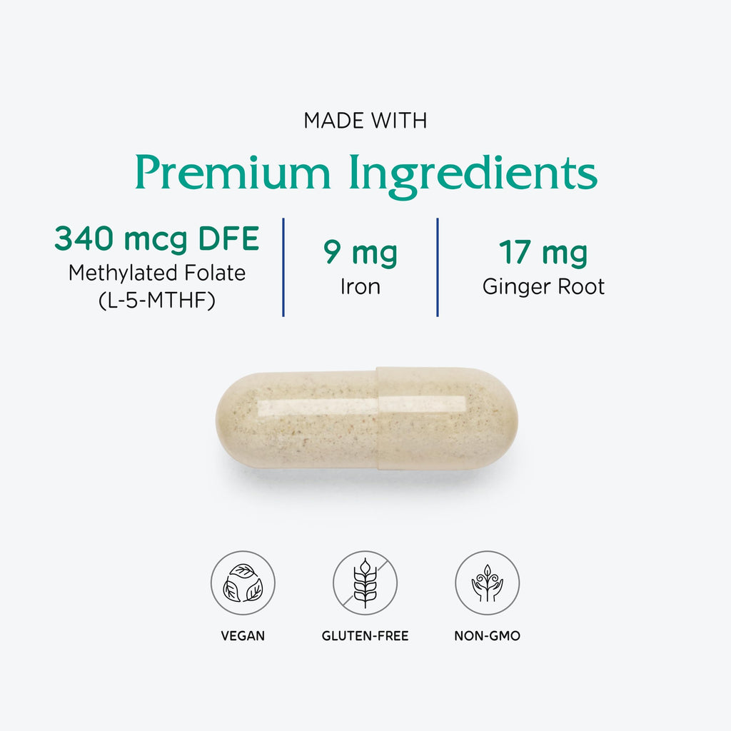 Vitanica Maternal Symmetry Prenatal & Postnatal Vitamins – Vegan, 180 Capsules