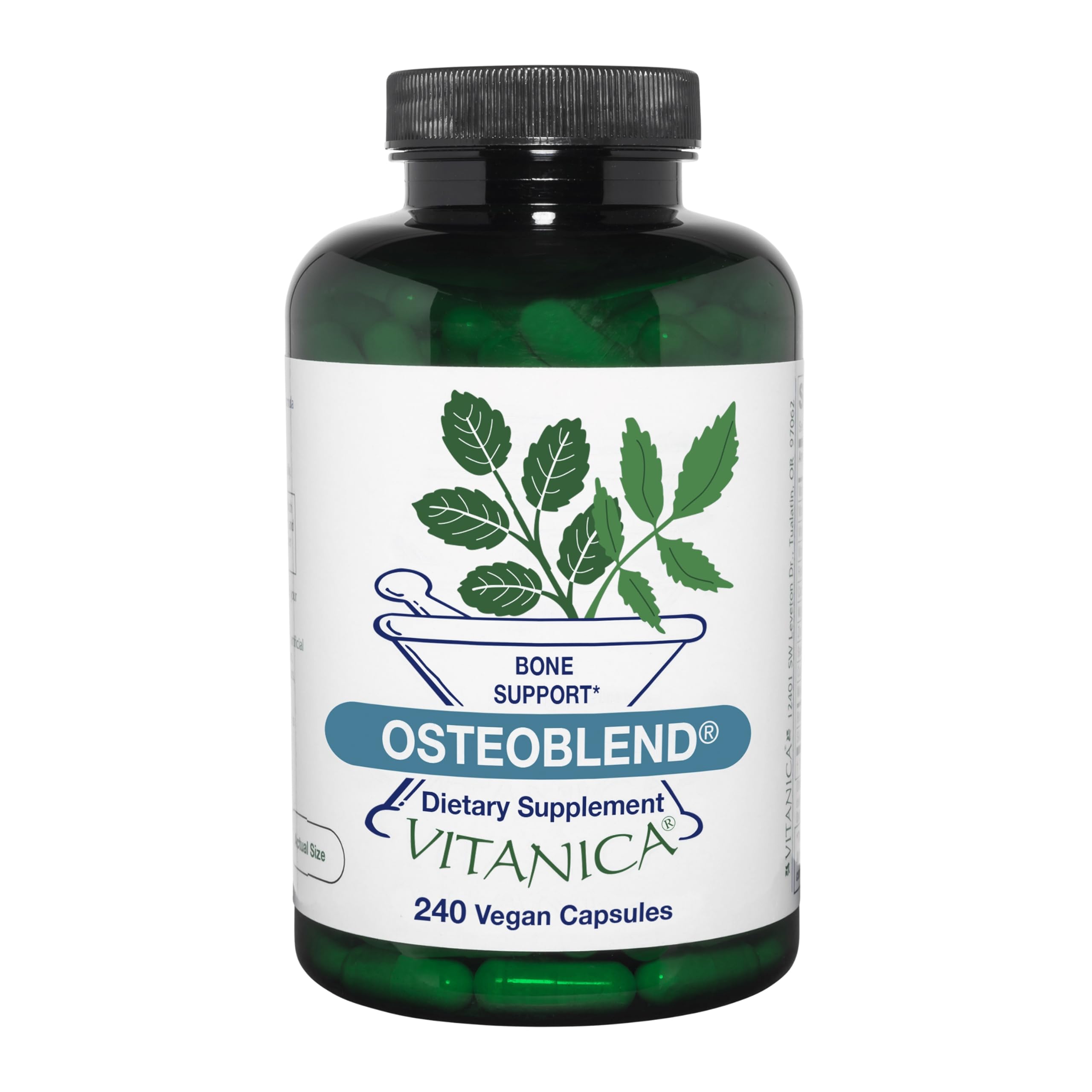 Vitanica OsteoBlend Bone Support – Vegan, 240 Capsules